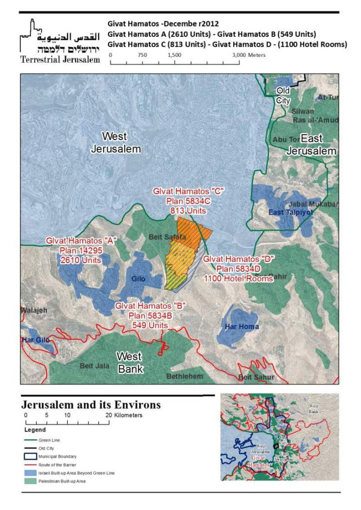 Givat Hamatos Plans - December 2012